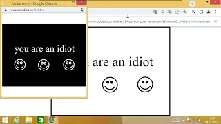 Youareanidiot on Windows 8, testet on Vmware (Don't try this at home😨)