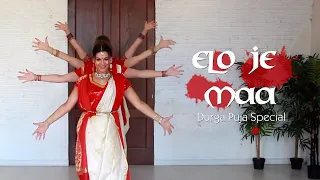 ELO JE MAA Dance Cover | RUSSIA | DURGA PUJA SPECIAL | Devdan Dance | Anita Sutradhar