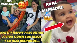 Vida Isabelle dice Madre y Papá a Natti Natasha y Raphy Pina Por Primera Vez En Shock Con Su Hija 😱