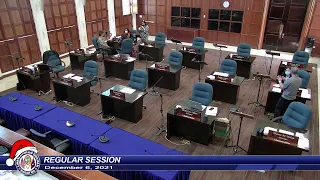 36th Guam Legislature Regular Session -  December 6, 2021 AM