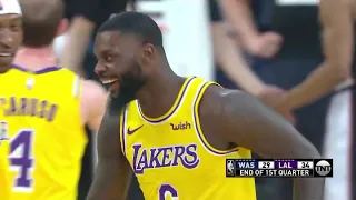 Lance Stephenson Breaks Jeff Green's Ankles, Lakers Bench Goes Wild REACTION