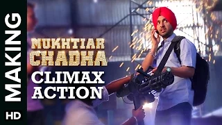 Mukhtiar Chadha Making | Action Sequence | Diljit Dosanjh