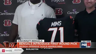 Bengals introduce first round pick Amarius Mims