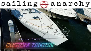 Custom Tanton Sailboat Tour - EP16 #retroboat with #sailinganarchy Scot Tempesta