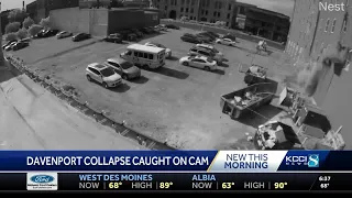 Video: Davenport apartment collapse caught on security camera