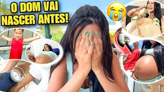 O DOM VAI NASCER ANTES!!! 😱🥹👶🏻 *minha rotina no final da gestação*