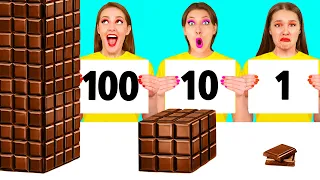 100 Capas de Alimentos Desafío | Batalla Comestible por Fun Fun Challenge