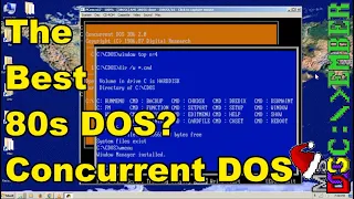 Concurrent DOS: Install & Use Guide for early 80's Multitasking OS - #DOScember