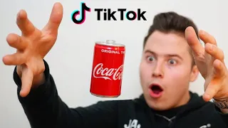 Cola Dose SCHWEBEN lassen ERKLÄRT😍 Ich teste VIRALE TikTok Zaubertricks ZUM NACHMACHEN