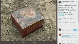 Box found in search for Lee monument time capsule