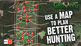 How We Use a Map to Plan Better Hunting: The Best Tool In the Toolbox! (#543) @GrowingDeerTV