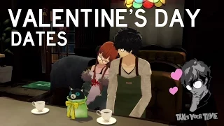 Persona 5 - All Valentine's Day Dates (ENGLISH)