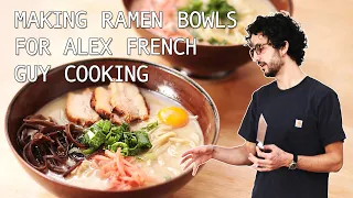 Making Ramen Bowls for @FrenchGuyCooking