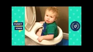 TRY NOT TO LAUGH - KIDS FAILS VINES & CUTE BABIES | Funny Videos September 2018