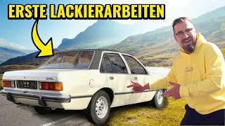 Das erste mal Farbe sehen am OPEL REKORD | Wiederaufbau NACH ZWEI JAHREN | Ob alles funktioniert?