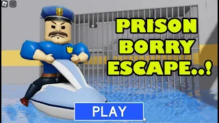 Roblox  PRISON BORRY ESCAPE! (OBBY!)