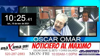 Noticiero Al Máximo Con Oscar Omar Felix, ''Betun'' Vizcarra Y Chris El ''Machu Picchu'' #Podcast328