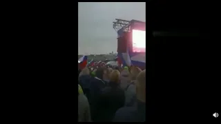Митинг в Москве вот это он завёл толпу