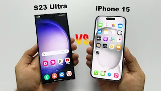 iPhone 15 vs Samsung S23 Ultra Speed Test | What? (HINDI)