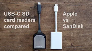 SanDisk vs Apple: USB-C SD card reader review and speed comparison