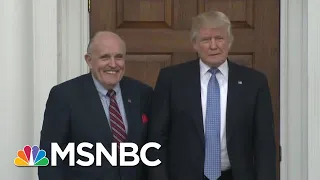 Rudy Rejection?: Trump Insiders Warn Boss As Giuliani Eyes Trump's Impeachment Defense Team | MSNBC