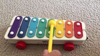 We Wish you a Merry Christmas playing on Fisher-Price Xylophone