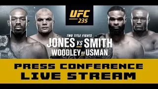 UFC 235 Press Conference: Jon Jones vs Anthony Smith, Woodley vs Usman