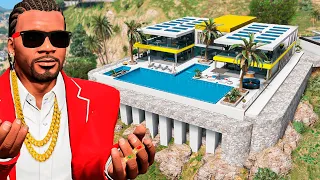 MELHOREI A MANSÃO QUINTILIONÁRIA DO FRANKLIN NO GTA 5!!!