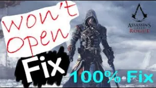 How to fix assassin's creed rogue won't open