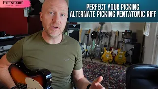 Perfect Your Picking Technique - Alternate Picking Pentatonic Riff