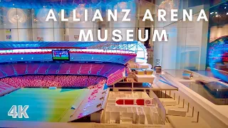 Bayern Munich Museum. Walking Tour 4K