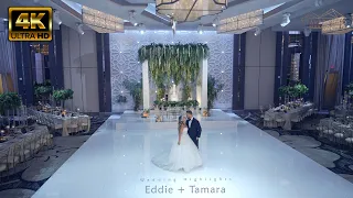 Eddie + Tamara's Wedding 4K UHD Highlights at Landmark hall st Sophia Church and Villa Del sOrro