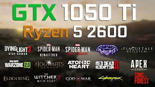 GTX 1050 Ti - Ryzen 5 2600 in 2023 - Test in 15 Games