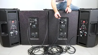 Musikanlage 4 - JBL Eon 612 & dbTechnologies SUB 618- Aufbau, Anschluss und Funktionen