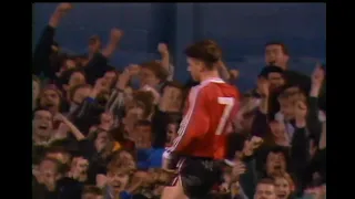 LEE SHARPE WINNING GOAL + CELEBRATION - MANCHESTER UNITED V EVERTON - 1990 ENGLISH FIRST DIVISION