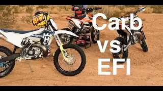 Back to Back on KTM EFI 250 XC-W TPI vs Carbureted 250 XC | Here is what we learned