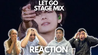 BTS LET GO STAGE MIX REACTION!!