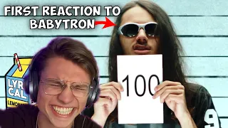 FIRST Reaction To Babytron [100 Bars (Directed by Cole Bennett)]