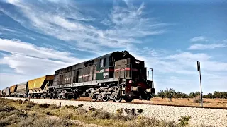 SNCFT/The locomotive 060 di 63 from Sousse to Sfax #DI #railfan