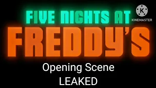 FNAF Movie Opening Scene LEAKED (FAKE)