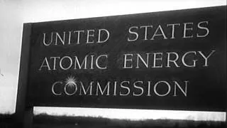 President Dwight D Eisenhower visits the Atomic Energy Commission and dedicates 1...HD Stock Footage