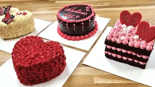 Simple Valentine's Day Cake❤️Valentine's Day Cake RECIPE