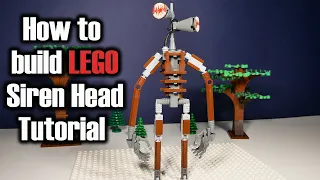 LEGO Siren Head How to Build Tutorial / SCP-6789