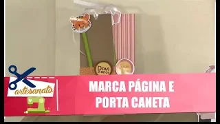 Faça um lindo marca página e porta caneta com a artesã Andressa Betinassi - 27/02/19