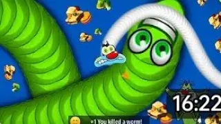 Worms Zone io Slither Snake Saamp Wala video 2024 oggy g...