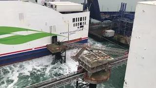 stena adventurer departs holyhead