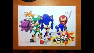 Speed Drawing Sonic Forces