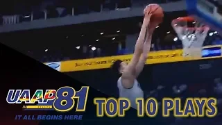 Top 10 Plays - Week 6 | UAAP Season 81 Men's Basketball