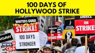 Hollywood Strike 2023 | Day 100 of the Hollywood Actors' Strike | Hollywood News | N18V | News18