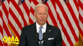 Biden defends decision to end US war in Afghanistan l GMA